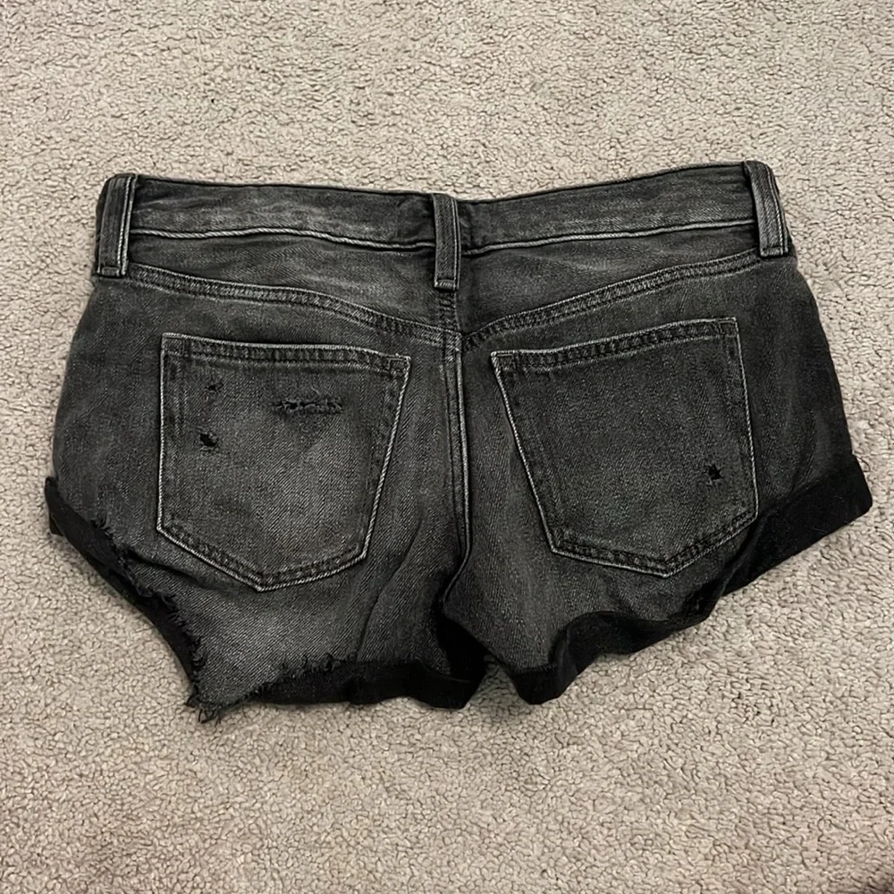 Free people black jean shorts - Picture 2 of 3